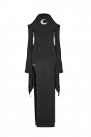      Diablo Opened Fork Dress Punk Rave WQ-367LQF/BK /   / -  