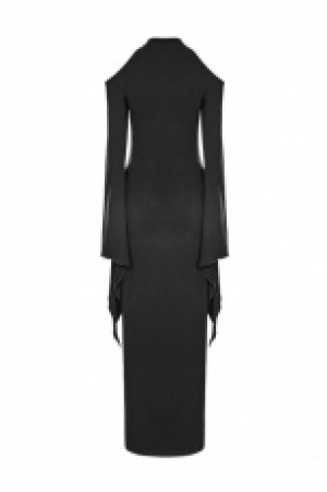      Diablo Opened Fork Dress Punk Rave WQ-367LQF/BK /   / -  