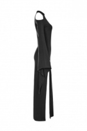      Diablo Opened Fork Dress Punk Rave WQ-367LQF/BK /   / -  