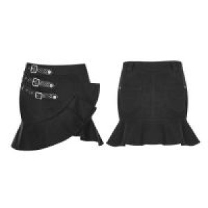  PUNK Short Skirt Punk Rave WQ-370BQF/BK -  