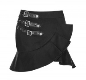  PUNK Short Skirt Punk Rave WQ-370BQF/BK -  