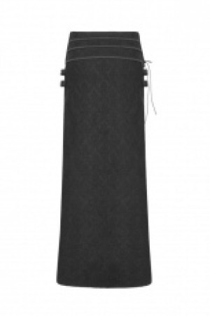 Gothic Retro Jacquard Skirt Punk Rave WQ-371BQM/BK -  
