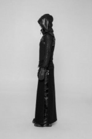  Gothic Retro Jacquard Skirt Punk Rave WQ-371BQM/BK -  