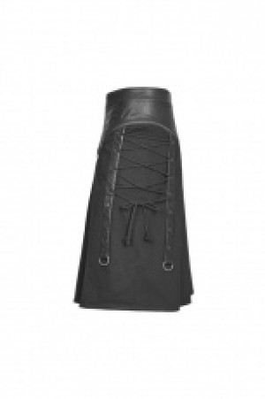  Punk Removable Half Skirt Punk Rave WQ-372BQM/BK -  