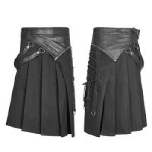  Punk Removable Half Skirt Punk Rave WQ-372BQM/BK -  