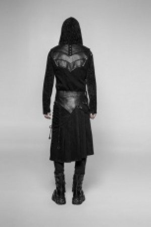  Punk Removable Half Skirt Punk Rave WQ-372BQM/BK -  