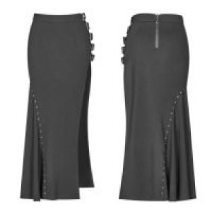  Punk Sexy Slim Fit Half Skirt Punk Rave WQ-373BQF/BK -  