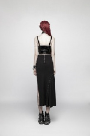  Punk Sexy Slim Fit Half Skirt Punk Rave WQ-373BQF/BK -  