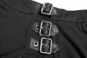  Punk Sexy Slim Fit Half Skirt Punk Rave WQ-373BQF/BK -  