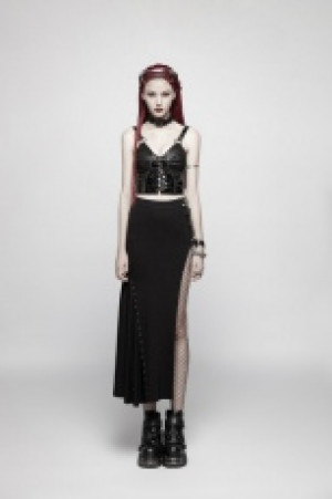  Punk Sexy Slim Fit Half Skirt Punk Rave WQ-373BQF/BK -  