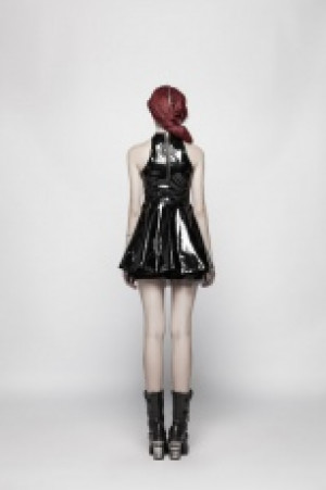  Punk Midnight Seduction Sleeveless Miniskirt Punk Rave WQ-374LQF/BK-BRI -  