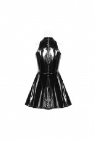  Punk Midnight Seduction Sleeveless Miniskirt Punk Rave WQ-374LQF/BK-BRI -  