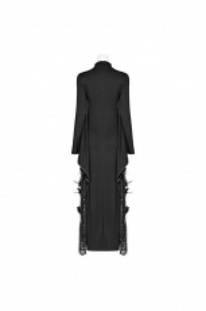 Gothic Kimono Sleeve Maxi Dress -  3