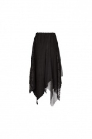  Steam Punk Half Skirt Punk Rave WQ-381BQF/BK -  