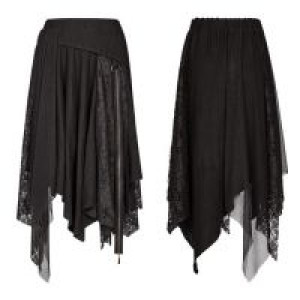  Steam Punk Half Skirt Punk Rave WQ-381BQF/BK -  
