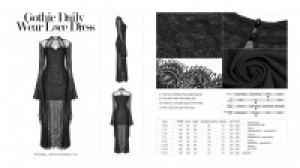  Gothic Daily Wear Lace Dress -  8