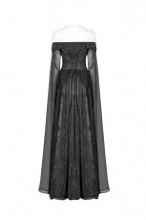  Victoria Long Dress Punk Rave WQ-383LQF/BK -  