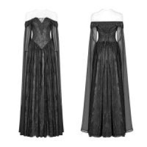  Victoria Long Dress Punk Rave WQ-383LQF/BK -  