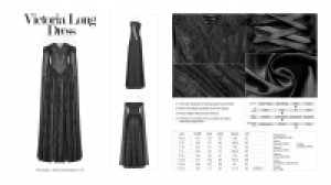  Victoria Long Dress Punk Rave WQ-383LQF/BK -  