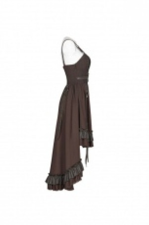  Steampunk Pleated Dress Punk Rave WQ-390LQF/CO -  