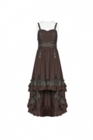  Steampunk Pleated Dress Punk Rave WQ-390LQF/CO -  