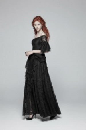  Gorgeous Victorian Dress Punk Rave WQ-391LQF/BK -  