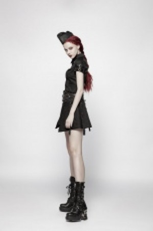  Punk Girdle Half Skirt Punk Rave WQ-392BQF/BK -  