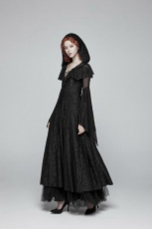  Sexy Goth Dress Punk Rave +WQ-401LQF/BK -  