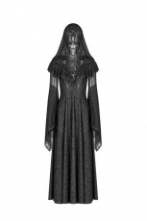  Sexy Goth Dress Punk Rave +WQ-401LQF/BK -  