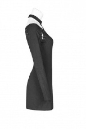  Punk Over Hip Long Sleeve Dress Punk Rave WQ-405LQF/BK -  