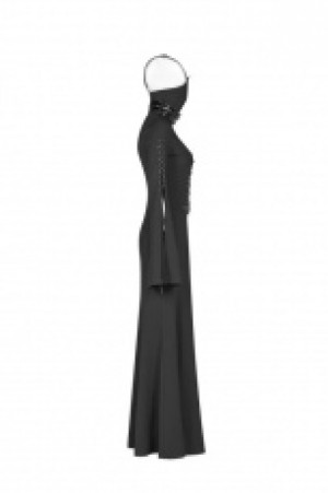  Dark Punk Dress Punk Rave WQ-409LQF/BK -  