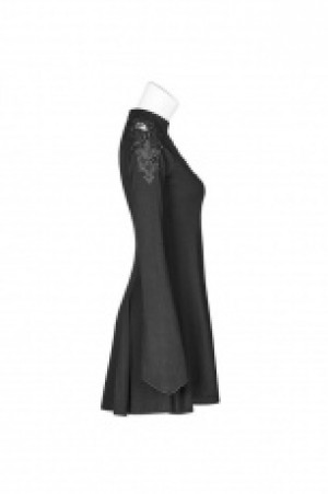  Gothic Hollow-out A hem Pendulum Dress Punk Rave WQ-412LQF/BK -  