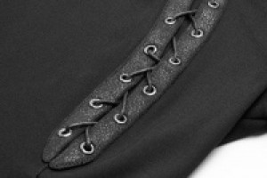  PUNK Long Sleeve Dress Punk Rave WQ-415LQF/BK -  