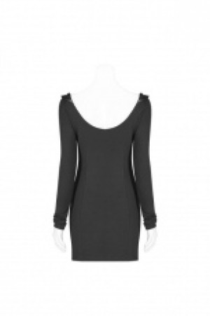  Sexy Punk Skinny Dress Punk Rave WQ-416LQF/BK -  