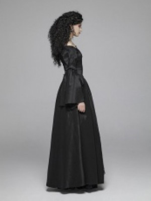  Victorian Dresses Punk Rave WQ-419LQF/BK -  
