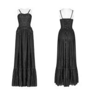  Gothic Long Lace Dress Punk Rave WQ-421LQF/BK -  