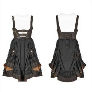  Steam Punk Lolita Dress Punk Rave WQ-424LQF/BK-CO -  