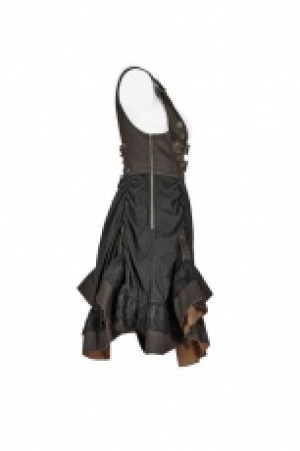  Steam Punk Lolita Dress Punk Rave WQ-424LQF/BK-CO -  
