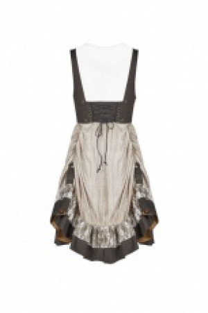  Steam Punk Lolita Dress Punk Rave WQ-424LQF/WH-CO -  
