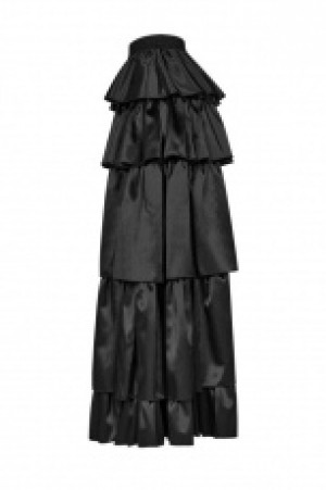  Gothic Layered Dress Punk Rave WQ-428BQF/BK -  