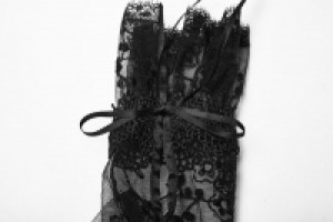  Gothic lace gloves Punk Rave WS-247SSF/BK -  