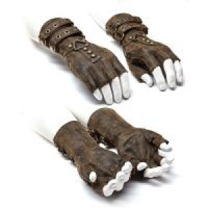  Steampunk Gloves Punk Rave WS-252SSM/CO -  