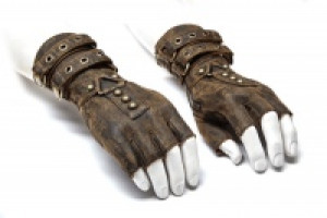  Steampunk Gloves Punk Rave WS-252SSM/CO -  