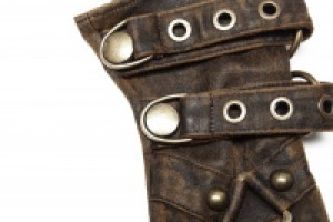  Steampunk Gloves Punk Rave WS-252SSM/CO -  
