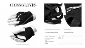  Cross Gloves Punk Rave WS-253SSF/BK-MA -  