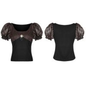  Steampunk Brooch Short Sleeve T-shirt Punk Rave WT-489TDF/CO -  
