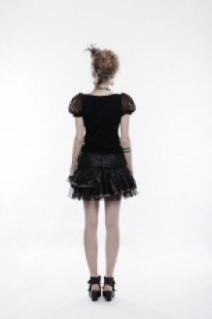  Steampunk Brooch Short Sleeve T-shirt Punk Rave WT-489TDF/CO -  