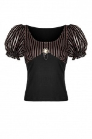  Steampunk Brooch Short Sleeve T-shirt Punk Rave WT-489TDF/CO -  