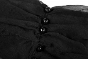  Gothic perspective lantern sleeve T-shirt Punk Rave WT-492TCF/BK -  