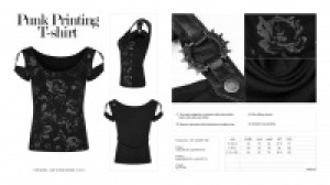  PUNK Printing T-shirt -  8